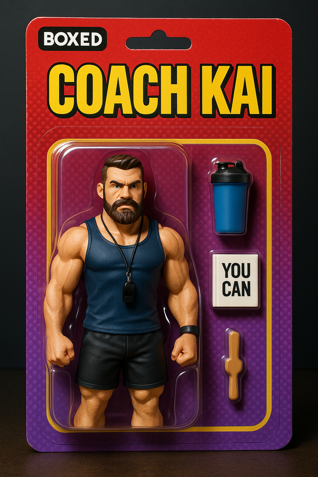 Coach Kai, Fitness Trainer action figure